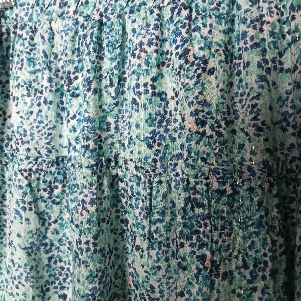 Loft Micro Floral Pull on Skirt - Picture 3 of 6